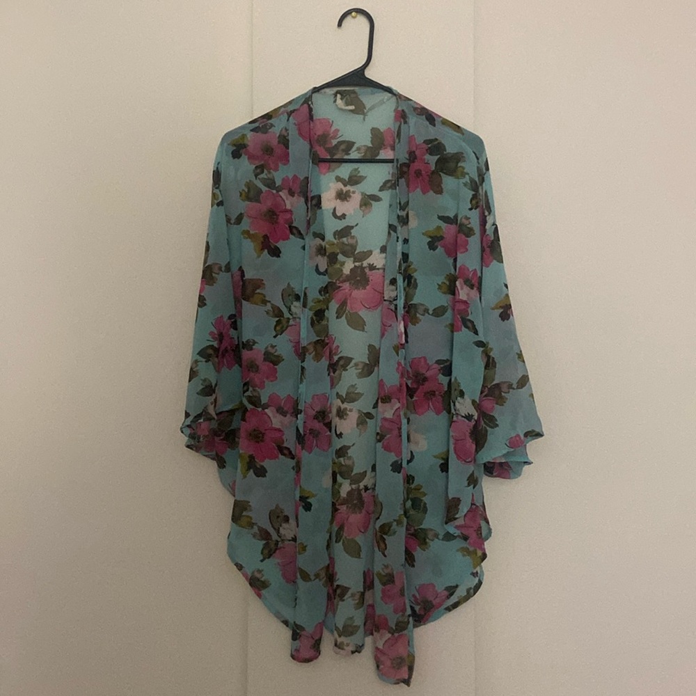 Beautiful floral cover up